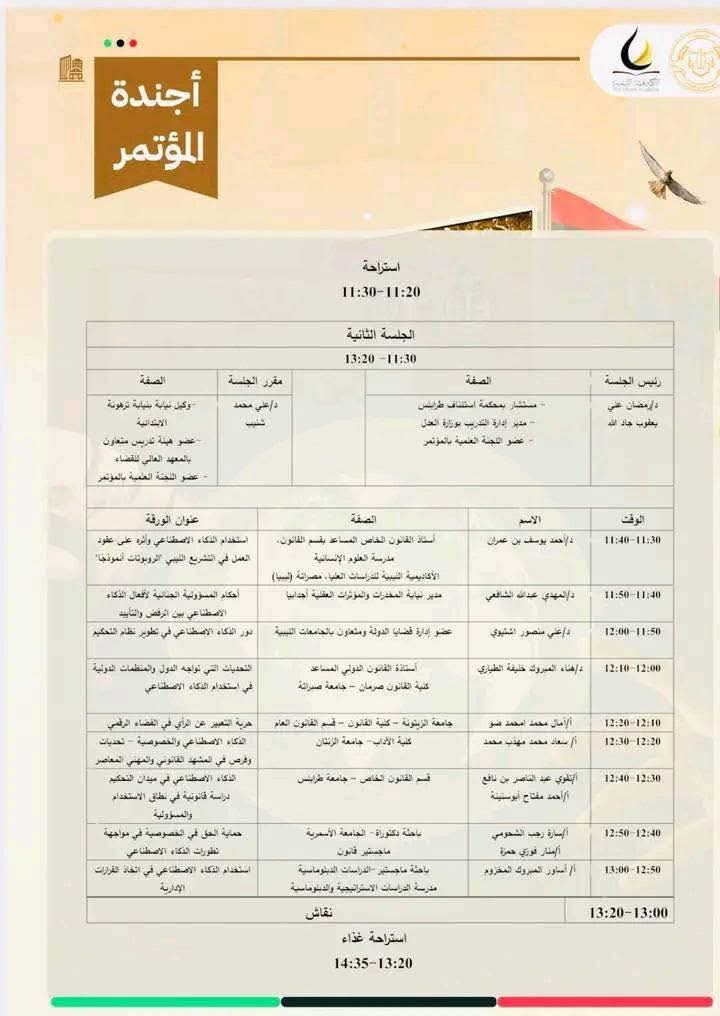 شاركت د. هناء الطياري في المؤتمر العلمي الدولي الأول (القانون والذكاء الإصطناعي) بورقة علمية بعنوان : التحديات التي تواجه الدول والمنظمات الدولية في استخدام الذكاء الإصطناعي